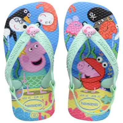 Abbildung von Havaianas Peppa PIG Zehentrenner für Kinder, Größe: 20, Lavender blue Schuhe