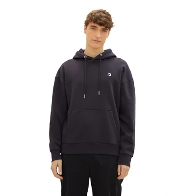 Abbildung von TOM Tailor Denim Relaxed Kapuzenpullover, Herren, Größe: XL, Coal grey