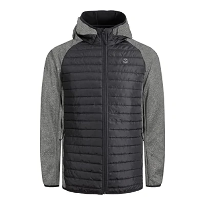 Abbildung von JACK &amp; JONES Herren JJEMULTI QUILTED JACKET, Black/w. Grey Melange, XL