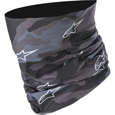 Abbildung von Alpinestars Tactical Neck Tube Black Tar Grey, Schwarz/Weiß