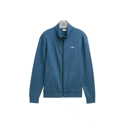 Abbildung von TOM Tailor Sweatjacke, Herren, Größe: Medium, Real teal blue