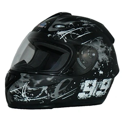 Abbildung von Protectwear Motorradhelm FS 801, Design 99, matt schwarz, M