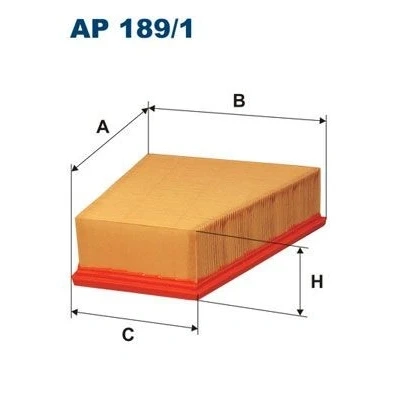 Abbildung von FILTRON AP 189/1 Luftfilter 70 213 Filtereinsatz SKODA: Fabia 1 Combi, 2, Roomster, SEAT: Ibiza 4, 4 Sportcoupe, 3
