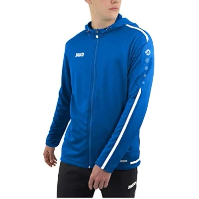 Abbildung von JAKO Herren Striker 2.0 Kapuzenjacke, Royal/Weiß, L EU