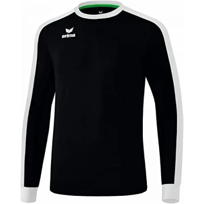Abbildung von Erima Unisex Kinder Retro Star Trikot Langarm, Schwarz/Weiß, 140 EU