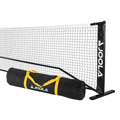 Abbildung von JOOLA Pickleballnetz Elemental Pickleball Net mit Stahlrahmen, Strapazierfähiges PPVC Netz, Outdoor/Indoor, inkl. Tragetasche 9 kg, Schwarz 670 cm x 91,44