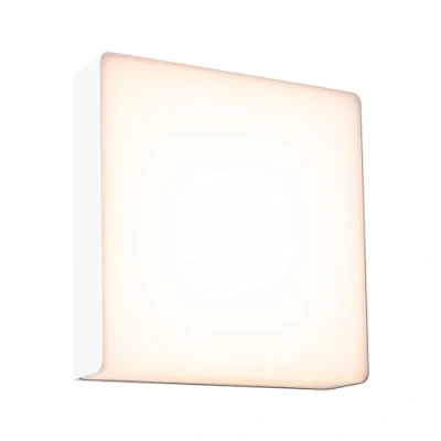 Abbildung von Paulmann 948.41 LED Außenwandleuchte Azalena Bewegungsmelder mit Hochfrequenz Sensor IP44 250mm 3000K 8,5W 700lm 230V Weiß Kunststoff,Aluminium