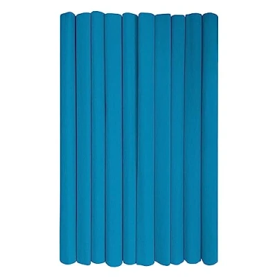 Abbildung von Interdruk Crepe Paper Rolls for Kids, DIY and Decorations Pack of 10 Reels (50cm x 200cm, 28g/m2) 19 Turquoise