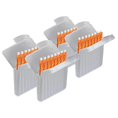 Abbildung von JB White 32 Stück Cerumenfilter für Hörgeräte kompatibel mit Starkey Hear Clear Hörgeräten und Kind evo/evoR Cerumen Filter Höhe: 1,5 mm Durchmesser 1,7 mm, orange