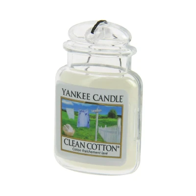 Abbildung von Yankee Candle Autoduft Car Jar Ultimate, bis zu 4 Wochen Duft, Clean Cotton
