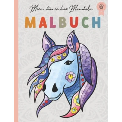 Abbildung von Mein tierisches Mandala Malbuch: 50 Tiermandalas für Kinder ab 6 Jahren, Kreativität fördern mit dem Malbuch Kinder, ein tolles Geschenk