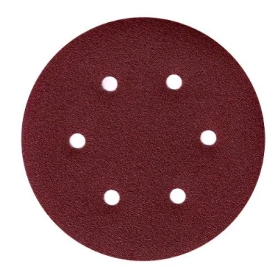 Abbildung von 60x Schleifpapier 150 mm 6 Loch Körn.= 40 180 Schleifblatt für Exzenterschleifer (60x Körnung = MIX 60 80 100 120 je 10 Stk)