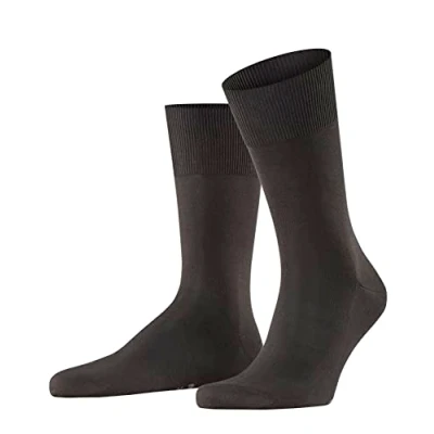 Abbildung von FALKE Herren Socken Firenze M SO Fil d&#039;Écosse Baumwolle einfarbig 1 Paar, Braun (Brown 5930), 43 44