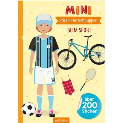 Abbildung von Mini Sticker Anziehpuppen Beim Sport: Über 200 Stickerheft für Sportfans ab 5 Jahren