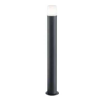 Abbildung von Trio Leuchten Außen Pfosten Hoosic 424067142, Aluminium Druckguss anthrazit, Kunststoff weiß, exkl. 1x E27, zwei Steckdosen