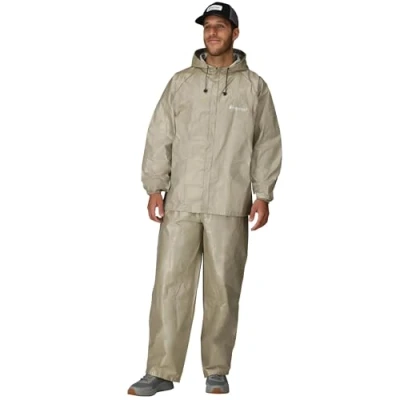 Abbildung von FROGG TOGGS Ultra Lite2 Regenanzug für Herren, wasserdicht, atmungsaktiv, Khaki, XX Large