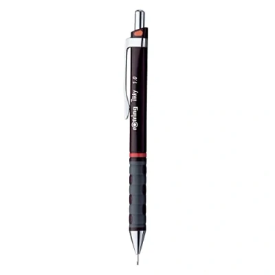 Abbildung von rOtring Tikky Feinminenstift (mit Farbcodierung, 1,0 mm) burgunderroter Schaft
