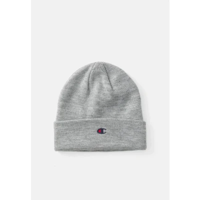 Abbildung von Champion Unisex Lifestyle Caps (806065) Recycled Acrylic Knitted Yarn Embroiedered C Logo Beanie Mütze, Grau (EM021), One Size