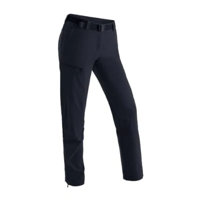 Abbildung von Maier Sports Inara Slim, Damen Wanderhose, Wasserabweisende Outdoorhose für Trekking und Hiking, Enganliegender Schnitt, PFC frei, mSTRETCH pro 4 &amp; Dryprotec, Schwarz, 24 (W40/L30)