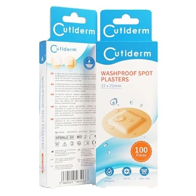 Abbildung von Cutiderm Kleine, runde Pflaster, 22 x mm, 100 Stück pro Box