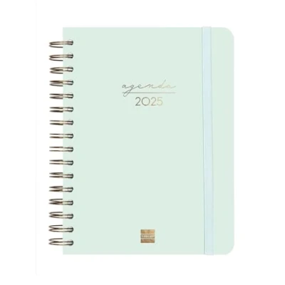 Abbildung von Finocam Terminplaner Spiralbindung Alma 2025 1 Tag/Seite Januar bis Dezember (12 Monate) Mint International