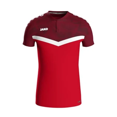 Abbildung von JAKO Herren Iconic Poloshirt, Rot/Weinrot, XL EU
