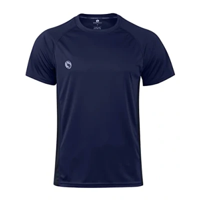 Abbildung von STARK SOUL Sportshirt Fitness T Shirt Reflect, Kurzarm Funktionsshirt, Atmungsaktiv Schnelltrocknendes Trainingsshirt Marineblau M