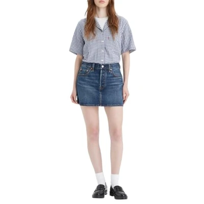 Abbildung von Levi&#039;s ICON Skirt Jeansrock, Damen, Größe: 30, Lost peace of mind