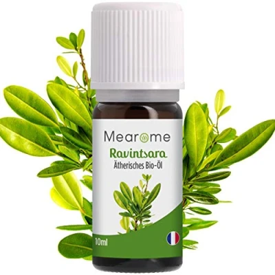 Abbildung von Ravintsaraöl BIO 10 ml Ravintsara Ätherisches Öl 100% Naturrein Ravinsara Aromaöl Duftöl Aromatherapie Essential Oil Vegan reinigend stärkend gegen Winterprobleme