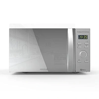Abbildung von Cecotec Mikrowelle mit ProClean 8110 Grill. 28l Kapazität, Ready2Clean Beschichtung, 1000 W Leistung, Grill, 5 Betriebsebenen, 8 Programme, 60 min Timer, LED Anzeige