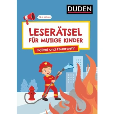 Abbildung von Leserätsel für mutige Kinder Polizei und Feuerwehr Ab 6 Jahren