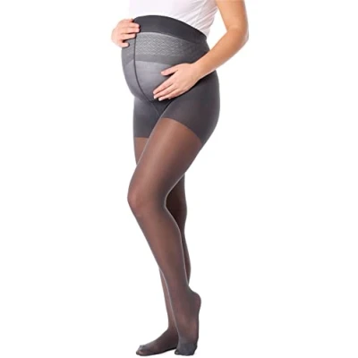 Abbildung von Merry Style Damen Umstandsstrumpfhose Schwangerschaftsstrumpfhose MS 109 40 DEN (Graphite, M (36 40))