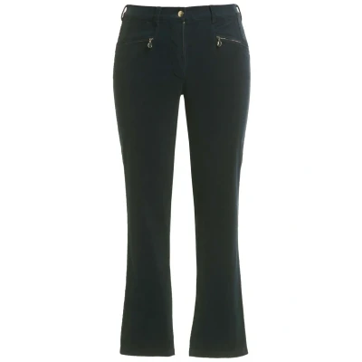 Abbildung von Ulla Popken Damen 809121 Lässige Hose, blau (Navy Blau), 60W Pequeño