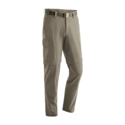 Abbildung von Maier Sports Torid Slim Zip, Herren Wanderhose, Wasserabweisende Outdoorhose für Trekking und Hiking, Enganliegend, Zipp off Funktion, PFC frei, mSTRETCH pro 4 &amp; Dryprotec, Braun, 50 (W33/L32)