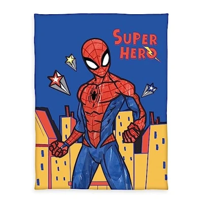 Abbildung von Herding Fleecedecke Spiderman, 130 x 170 cm, 100% Polyester, Fleece
