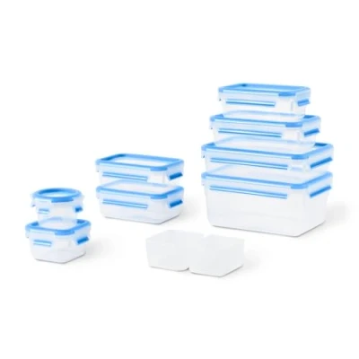 Abbildung von Emsa Frischhaltedose »N10317 Clip &amp; Close«, (Set, 9 tlg., Größen: 0,15/0,2/2*0,55/0,55 ins./0,8/1,2/2,2 Liter), 100% dicht&amp;hygienisch, Frischedichtung, BabyCare Norm, made in Germany