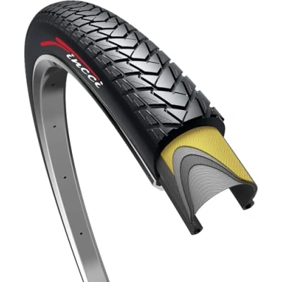 Abbildung von Fincci Gravel Fahrradreifen 700x35c FaltReifen 28 Zoll, Rennradmantel 37 622 mit 1 mm Pannenschutz für Bike, Straße, Mountainbike MTB, Tourenrad Fahrrad 60 TPI