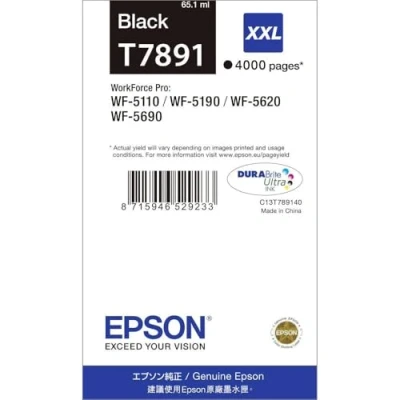 Abbildung von Epson Original T7891 Tinte, Singlepack schwarz, Extra hohe Kapazität