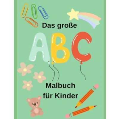 Abbildung von ABC Malbuch für Kinder: Malen, lernen und Spaß haben!
