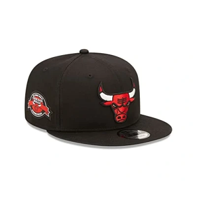 Abbildung von New Era Chicago Bulls NBA 6 Times Champion Sideptach 9Fifty Snapback Cap Black M L