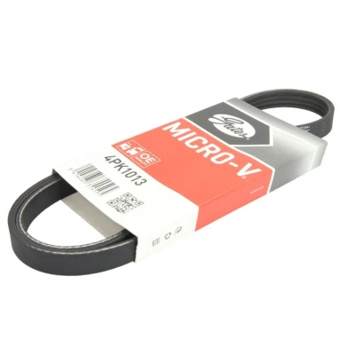 Abbildung von GATES Micro V 4PK1013 Keilrippenriemen 1013 4 Polyester, EPDM (Ethylen Propylen Dien Kautschuk) SUZUKI: Grand Vitara 1 SUV, MAZDA: MX 3
