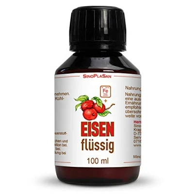 Abbildung von Eisen in Dattelextrakt flüssig 100ml vegan höchste Bioverfügbarkeit für das Immunsystem &amp; bei Müdigkeit laborgeprüft Made Germany