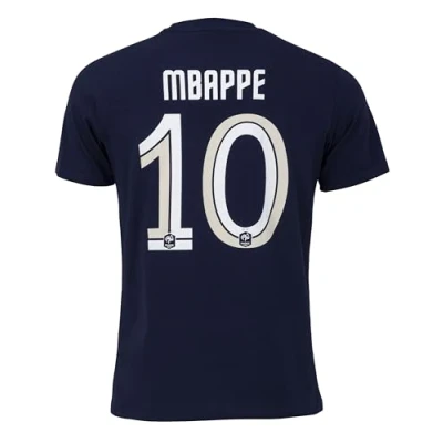 Abbildung von FFF T Shirt Kylian Mbappe, offizielle Kollektion der französischen Fußballnationalmannschaft