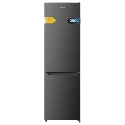 Abbildung von Cecotec Kühl Gefrierkombination Bolero CoolMarket Combi 250 Dark E. Energieklasse E Dunkler Edelstahl 180X55Cm, 250L, No Frost, Multi Air Flow und Humidity Box Schublade