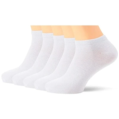 Abbildung von Nur Der Herren 5er Pack Sneaker Classic Aus Atmungsaktiver Baumwolle Socken, Weiß, 39 42 EU
