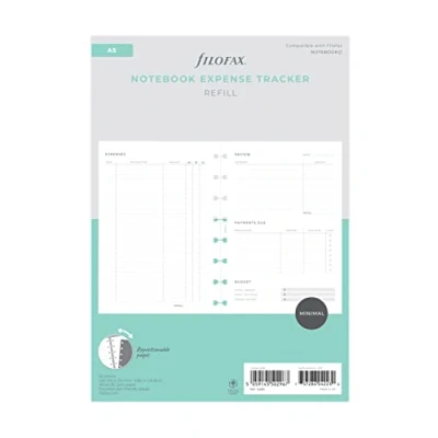 Abbildung von Filofax Einlage Organiser Activity Planner Notebook Refill A5, White (132849)