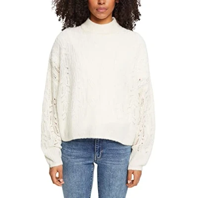 Abbildung von ESPRIT Damen 112CC1I314 Pullover, 110/OFF White, L