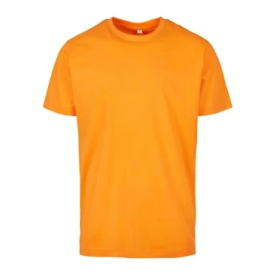 Abbildung von Build Your Brand Herren T Shirt Round Neck, paradise orange, M