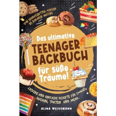 Abbildung von Das ultimative Teenager Backbuch für süße Träume! Leckere und einfache Rezepte Cookies, Kuchen, Torten mehr. Von Erdnussbutter Keksen bis Bananenmuffins