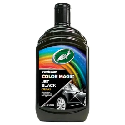 Abbildung von Turtle Wax Colour Magic, Farbauffrischende Autopolitur, 500 ml, 1 Packung, Schwarz, Entfernt kleinere Kratzer, Einfache Anwendung, Verbessert die Farbe, Langanhaltender Schutz &amp; Showroom Glanz